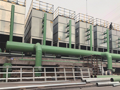 Evaporative condensation (cooling) equipment