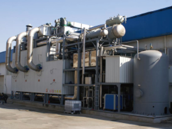 Adsorption concentration+catalytic combustion (C0) technology